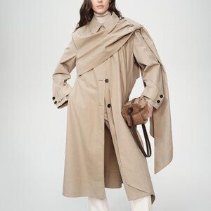 NWOT / REMOVABLE VEST TRENCH COAT 2 IN 1 / THE ITEM ZARA WOMAN